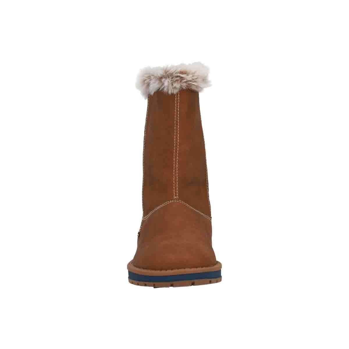 Bota Crio Corta con Peluche Camel Ferrioni
