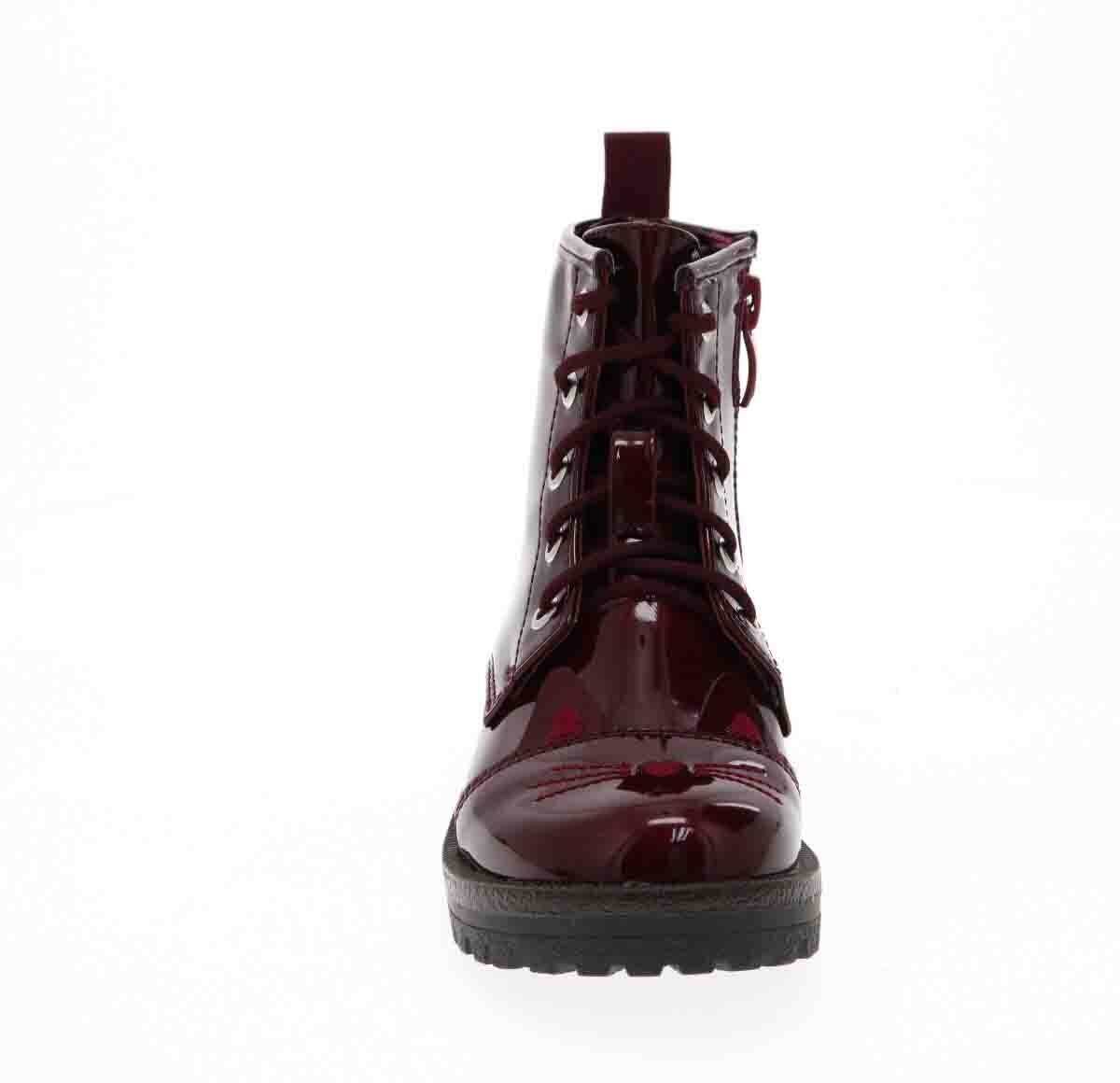 Botin Gato Charol Nebraska Rojo Tropicana