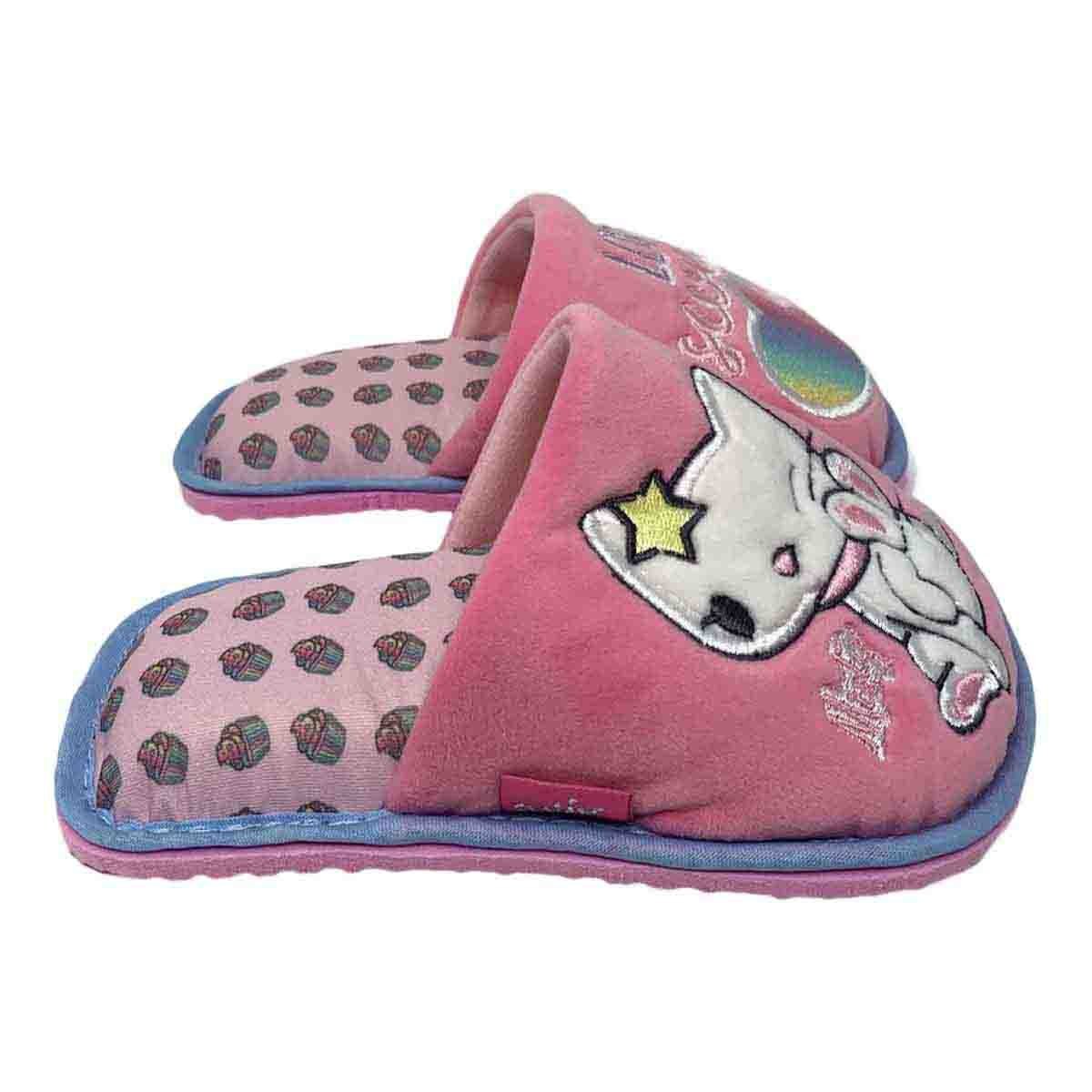 Pantufla Gato Rosa Onix