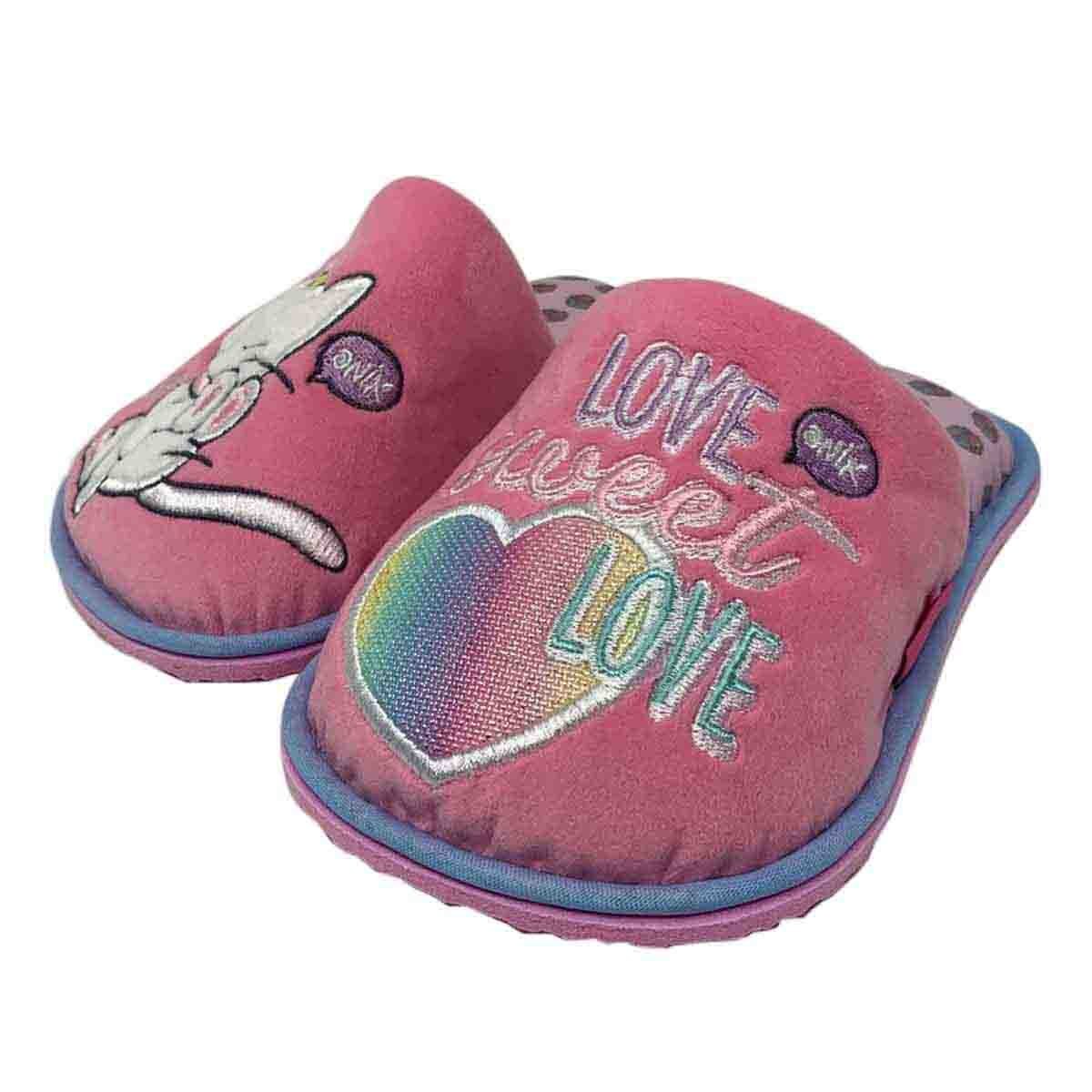 Pantufla Gato Rosa Onix