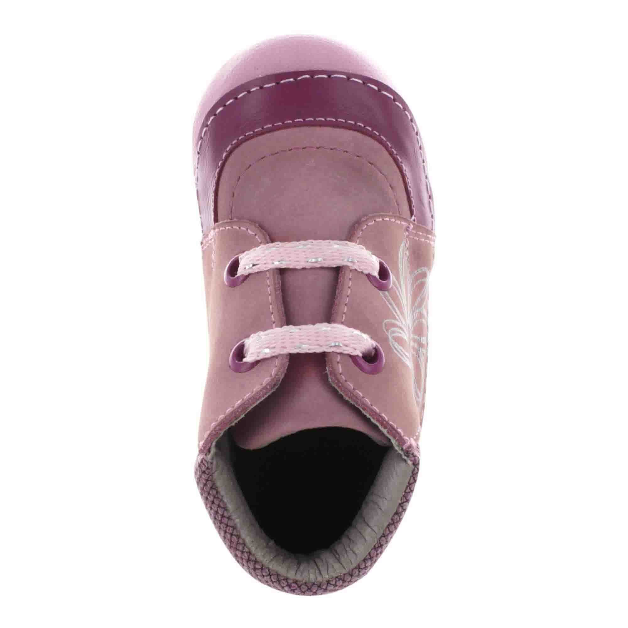 Botin Natura con Agujeta Rosa Mini Burbujas