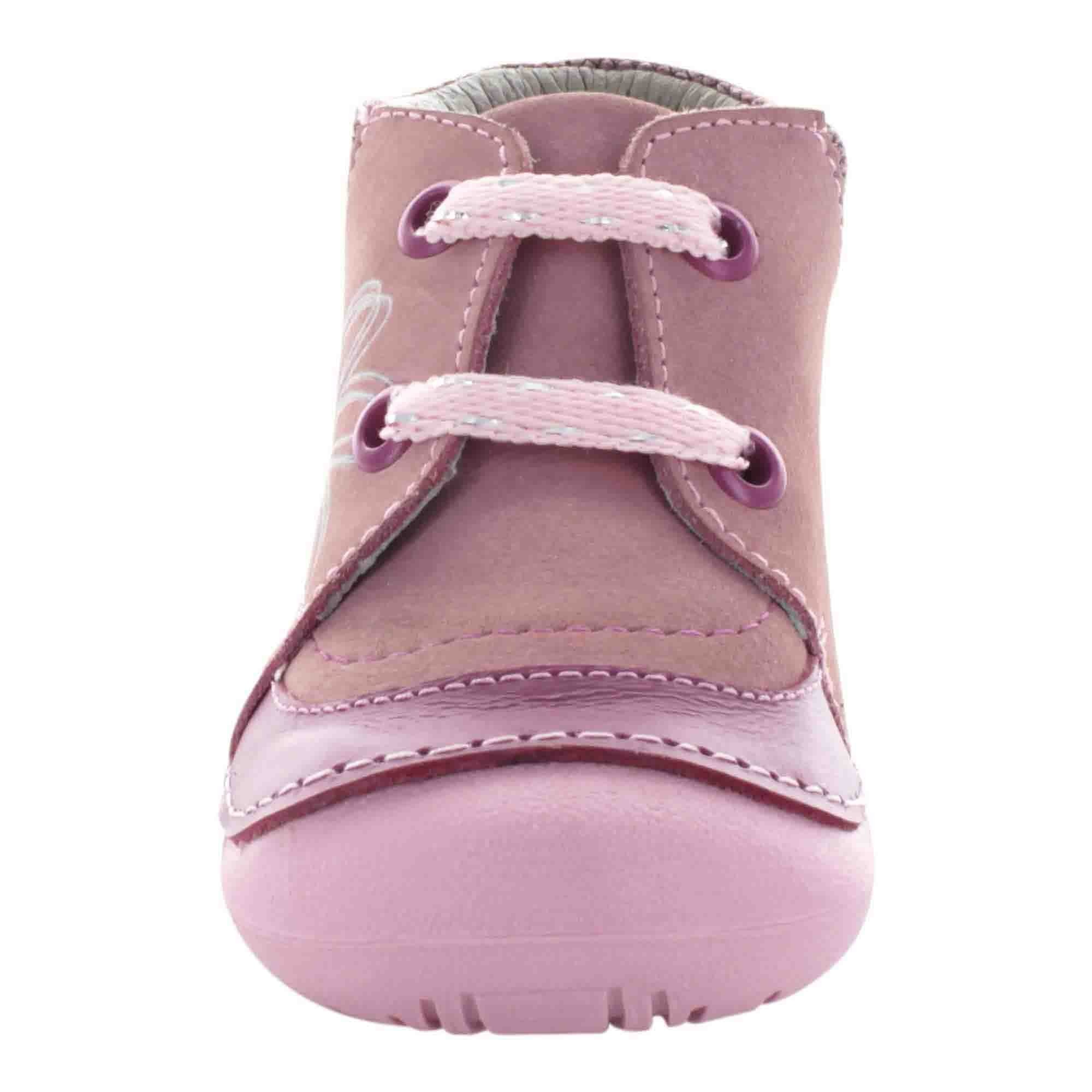 Botin Natura con Agujeta Rosa Mini Burbujas