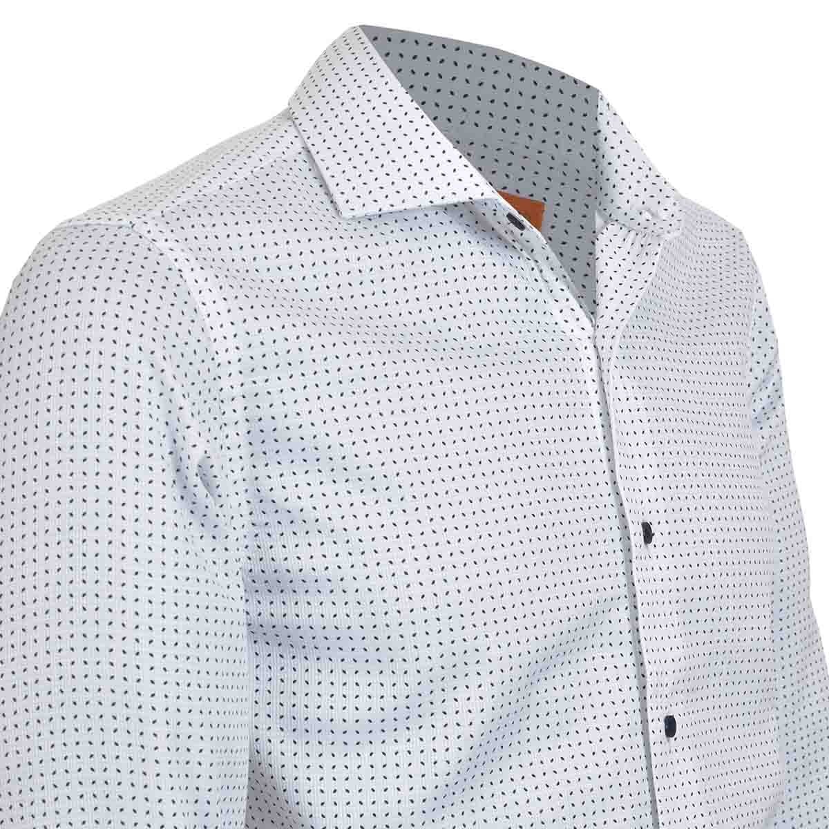 Camisa de Vestir Blanca Slim Fit Carlo Corinto