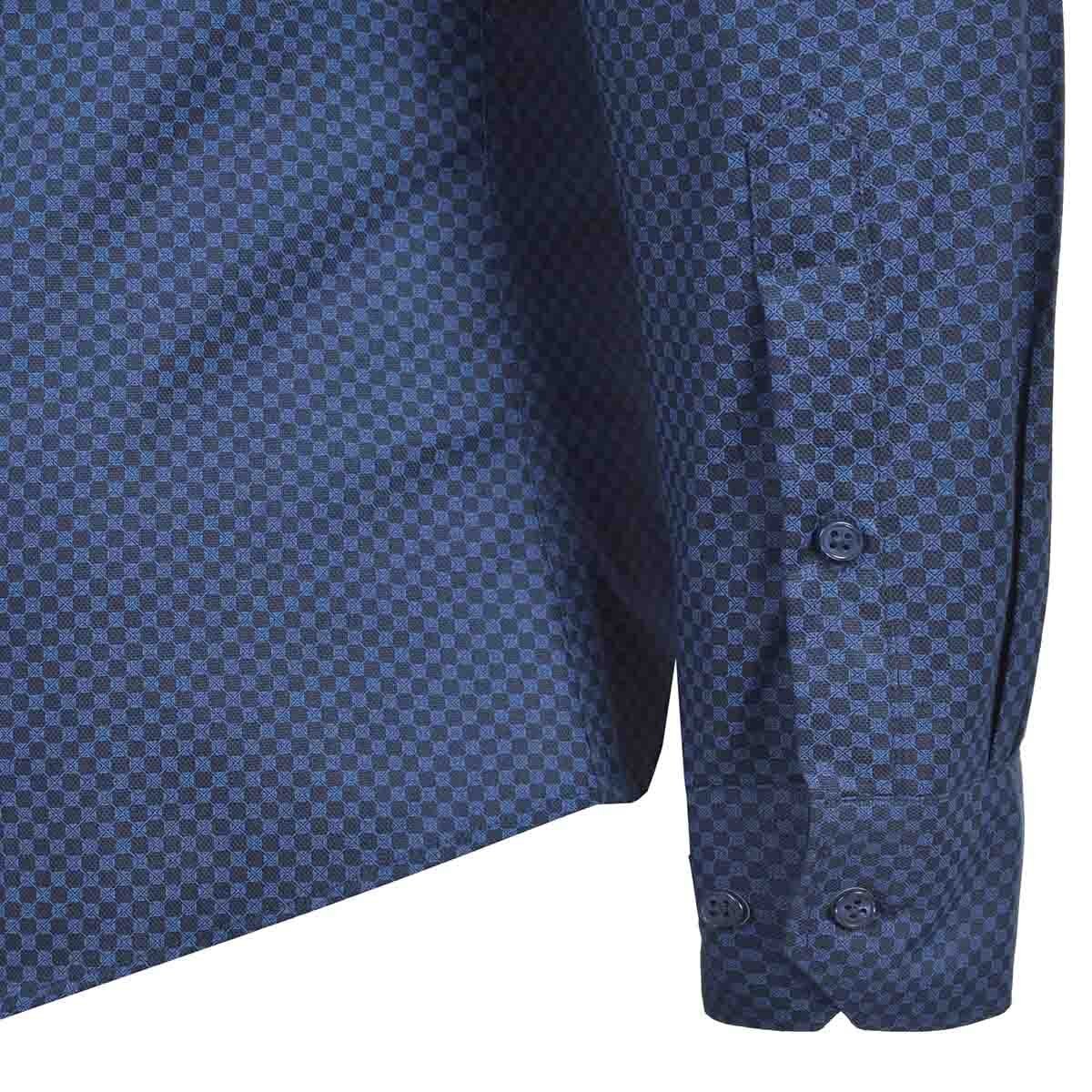 Camisa de Vestir Azul Slim Fit Carlo Corinto