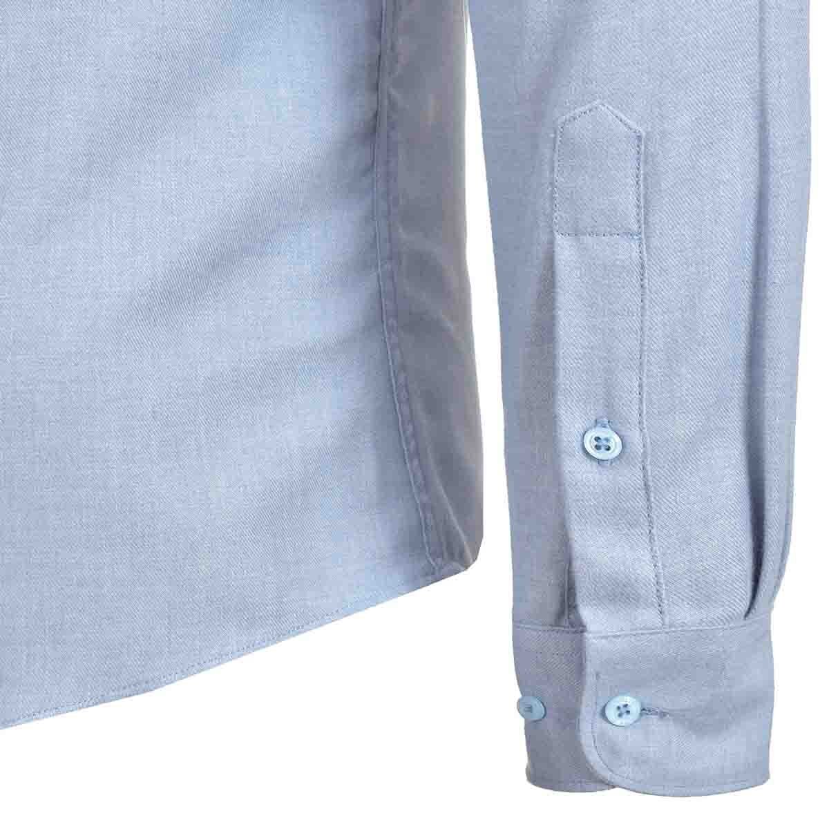 Camisa de Vestir Azul Claro Slim Fit Carlo Corinto para Caballero