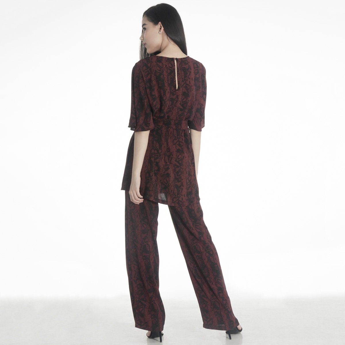 Pantalon con Estampado de Serpiente Sbh By Sarah Bustani para Dama
