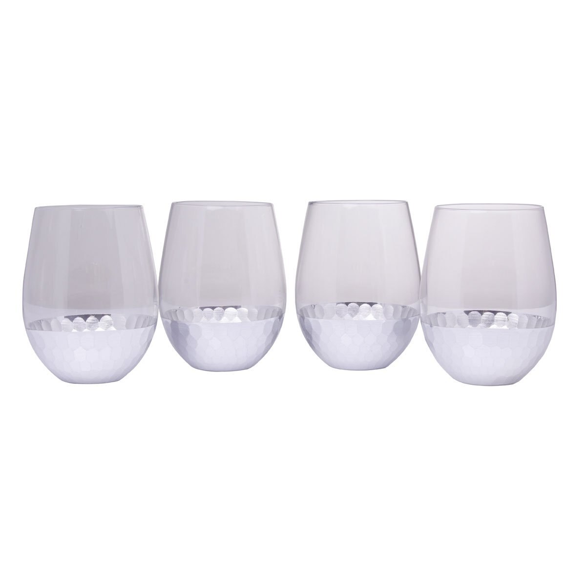 Juego de Vaso 4 Piezas Navideño 9 X 12Cm Noritex
