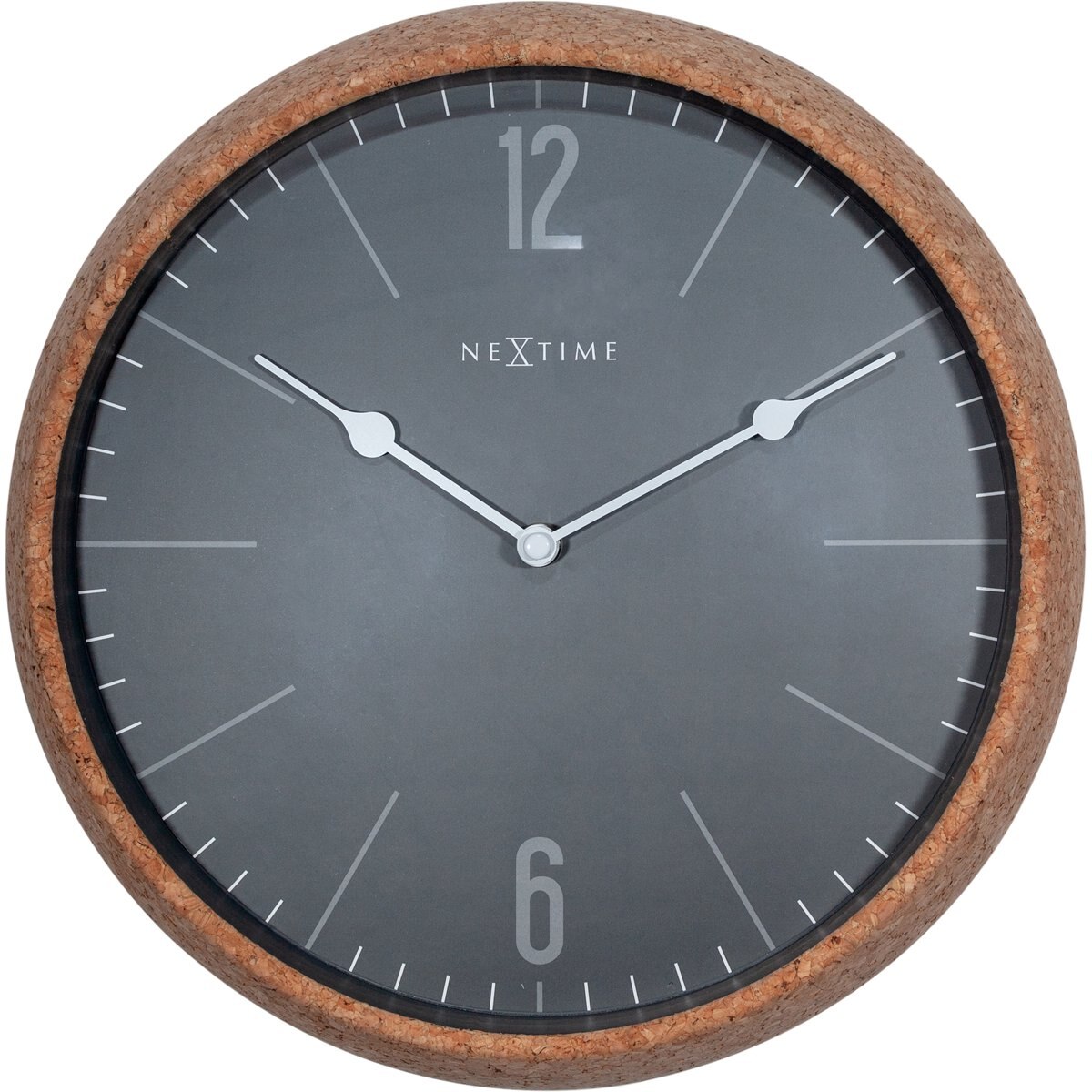 Reloj de Pared 30 Cm Corcho Gris Nextime