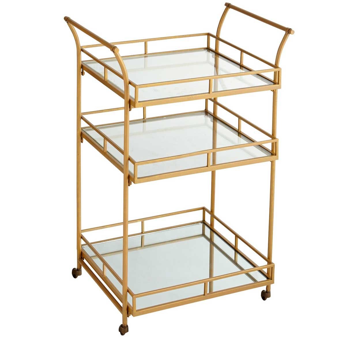 Carrito para Bar Gold Square Pier 1 Imports