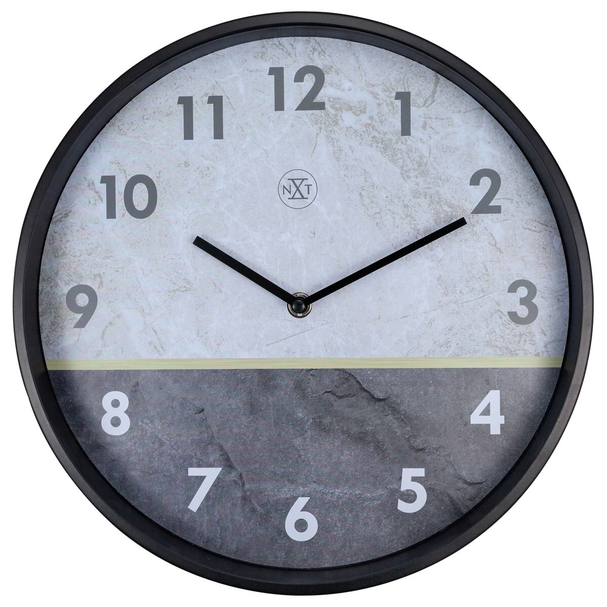 Reloj de Pared 30 Cm Metal Gris Horizon Nextime