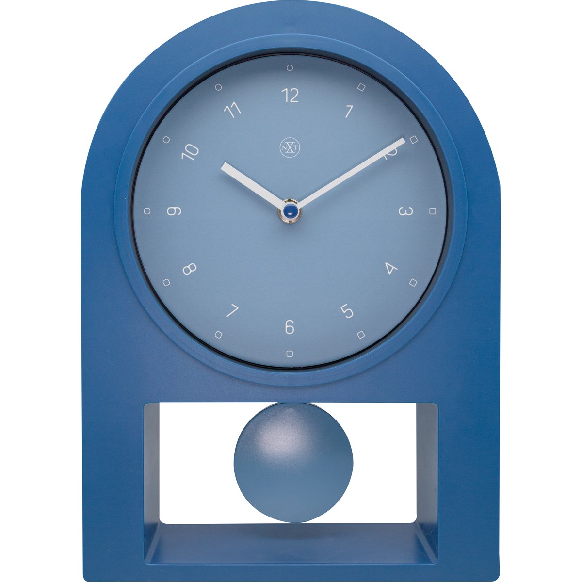 Reloj de Mesa 30 X 20 Cm Plástico Gris Swing Table Nextime