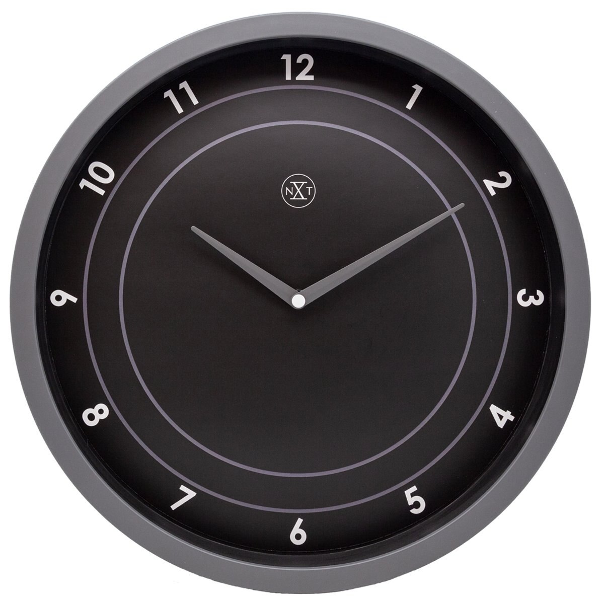 Reloj 30Cm Track, Negro/gris Nextime
