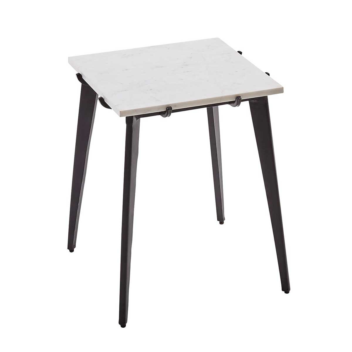 Mesa de Acento Derek Marble Wht Bla