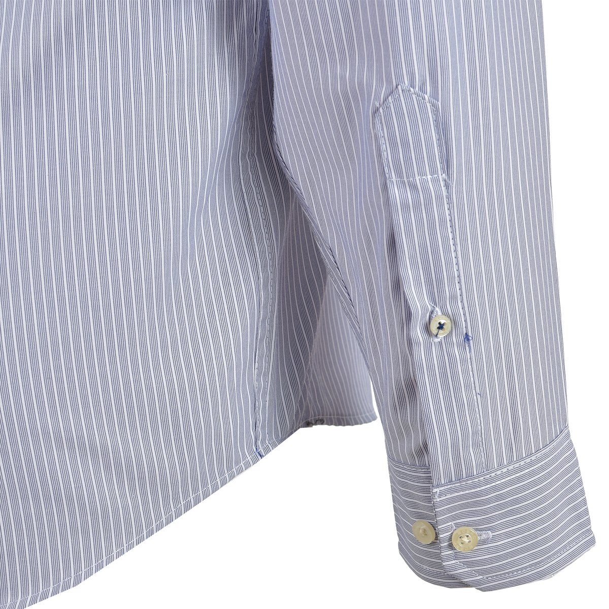 Camisa Manga Larga Raya Azul Polo Club para Caballero