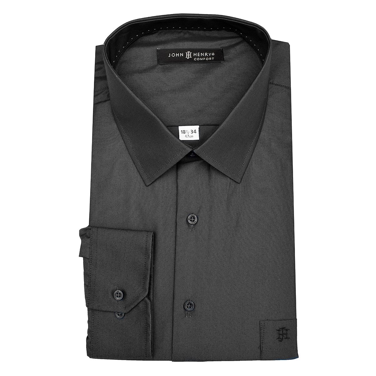 Camisa Manga Larga Tornasol Gris John Henry