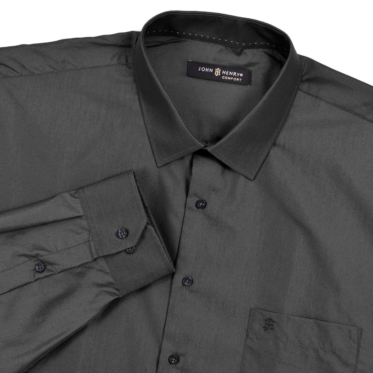 Camisa Manga Larga Tornasol Gris John Henry