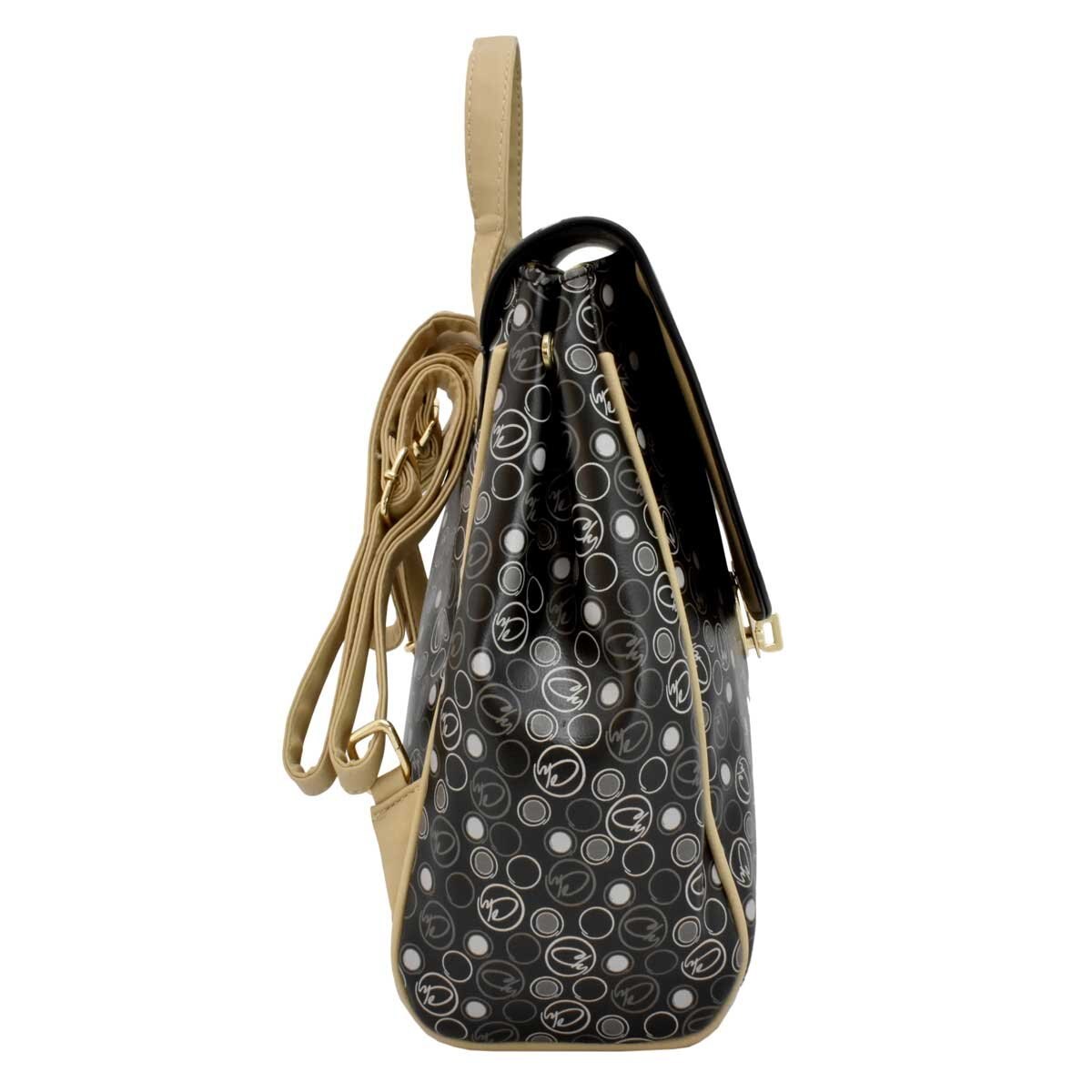 Bolsa Backpack Negro Monograma Chatties