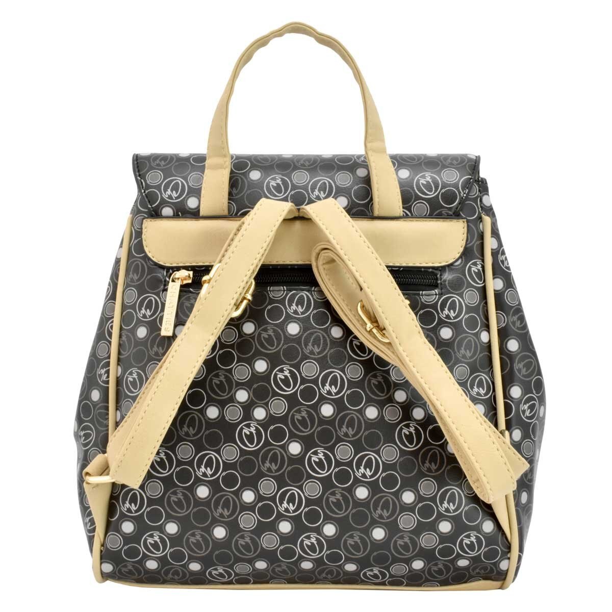 Bolsa Backpack Negro Monograma Chatties