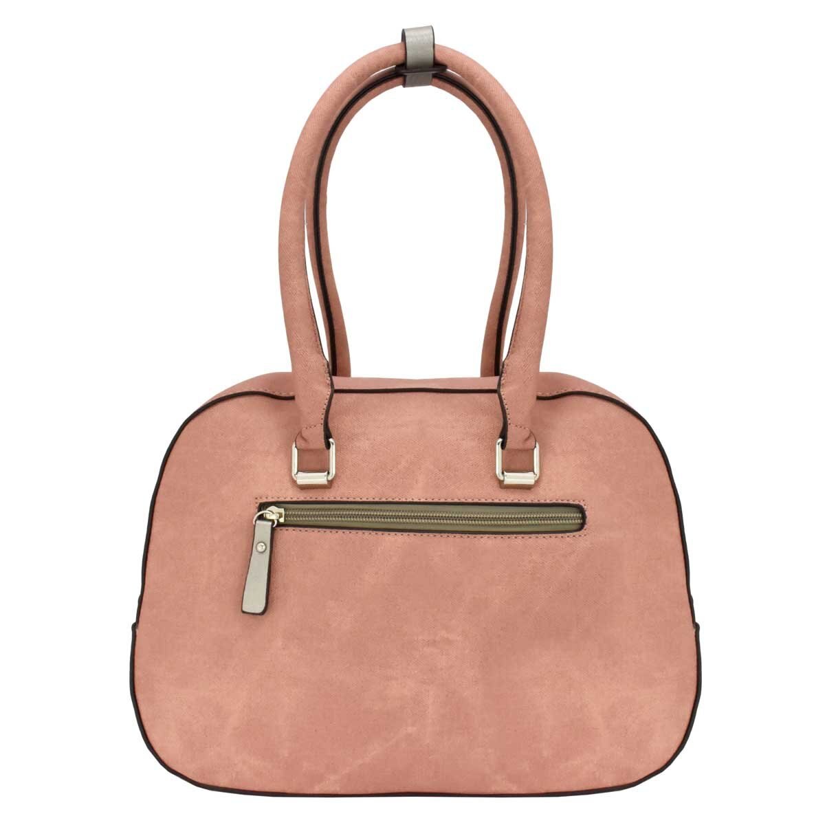 Bolsa Satchel Rosa con Moño Y Tasel Ted Lapidus