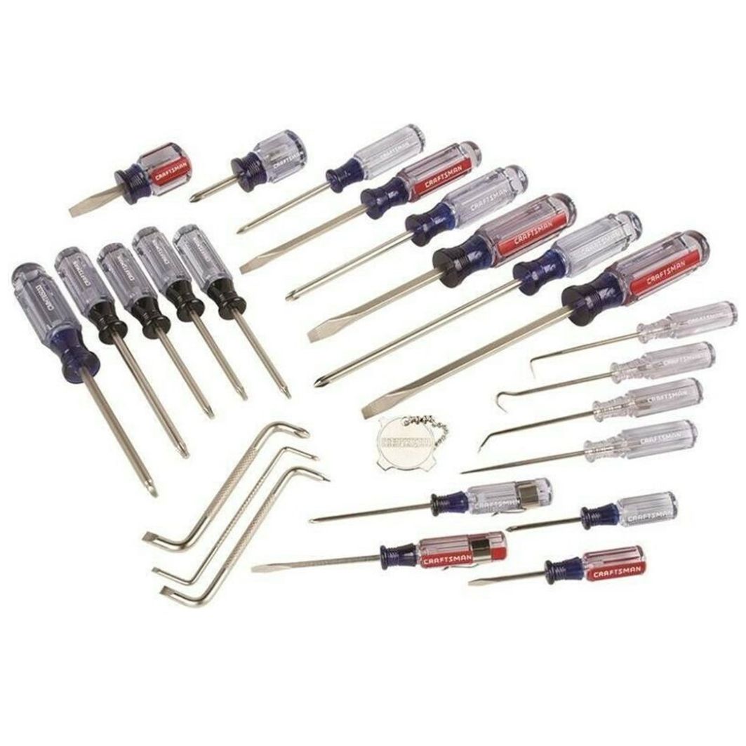 Juego de Destornilladores Mango de Acetato (25 Pzs) Craftsman