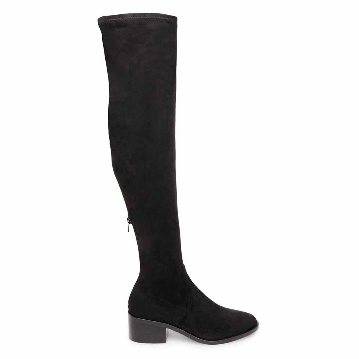 Bota Negra Larga Steve Madden para Mujer