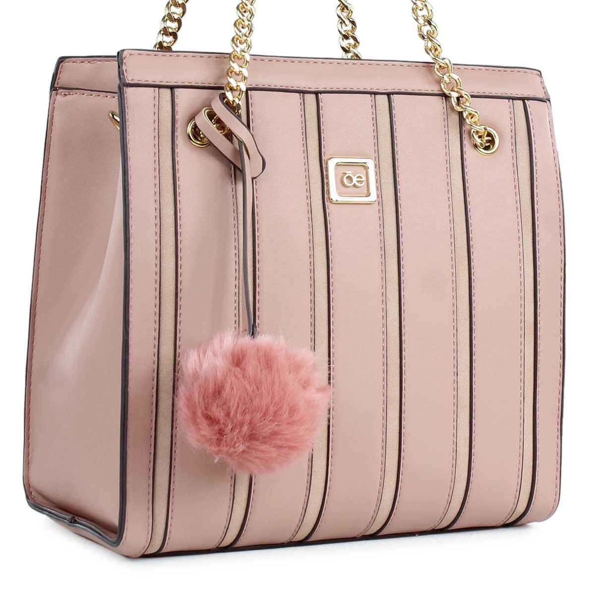 Bolso Satchel Rosa Cloe