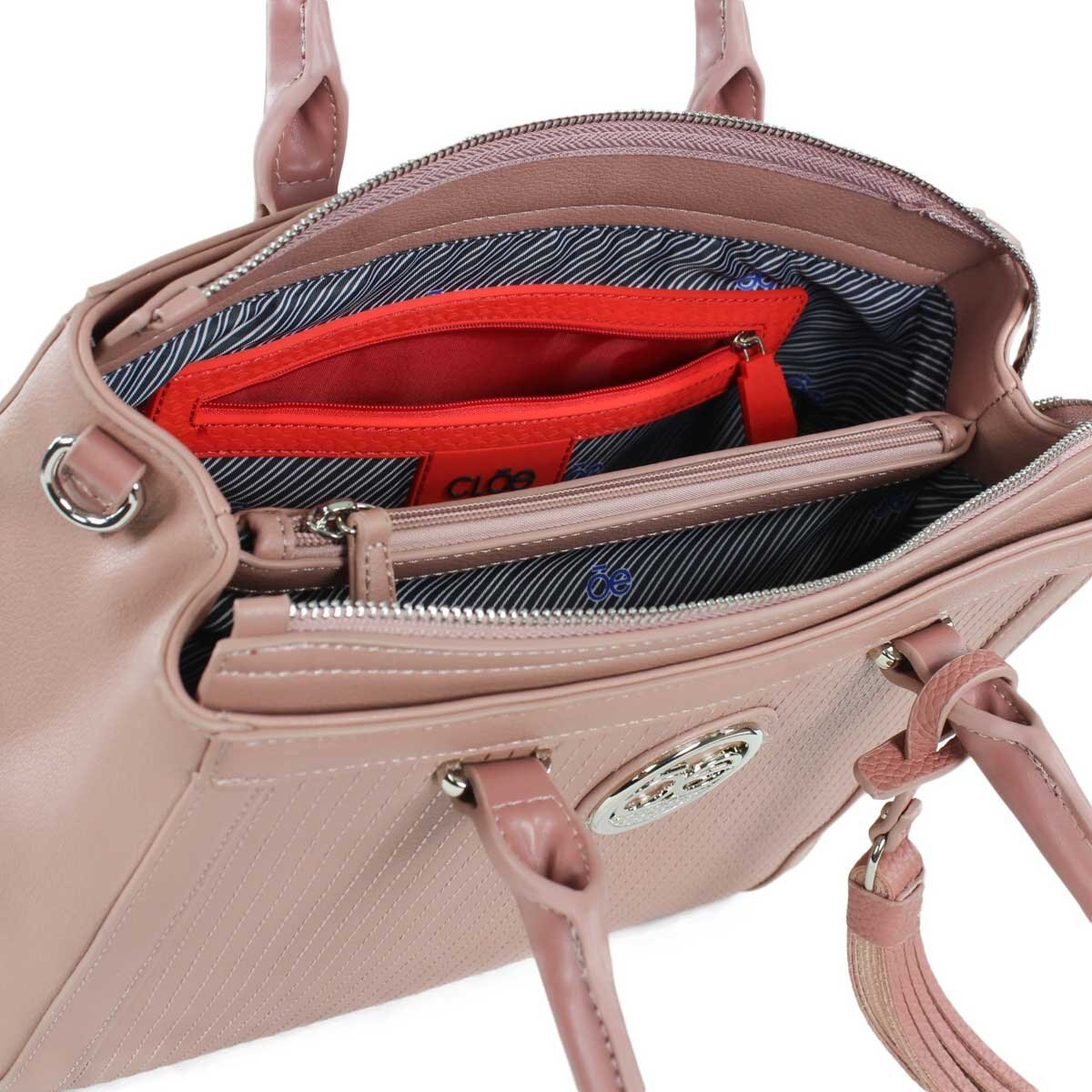Bolso Satchel Rosa Cloe