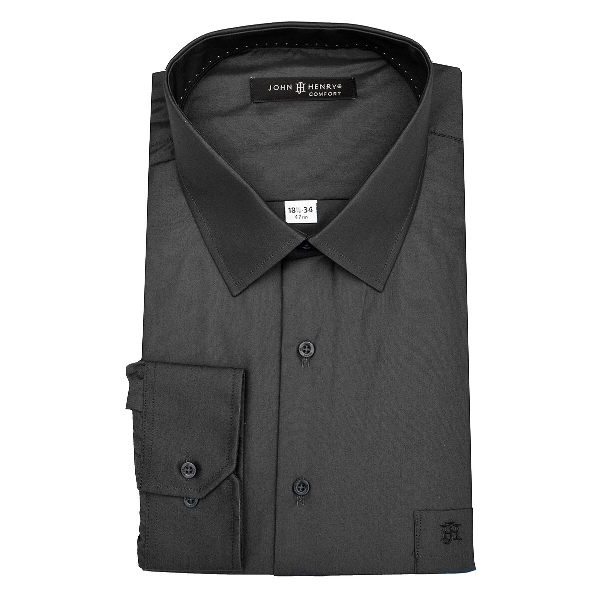 Camisa Manga Larga Tornasol Gris John Henry