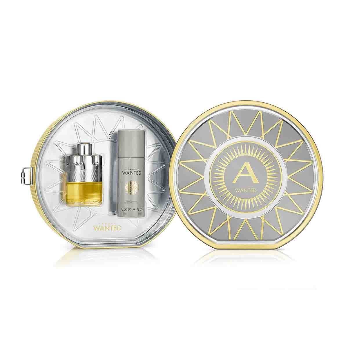 Estuche para Caballero Azzaro Wanted Edt 100 Ml + Deo Spray 150 Ml