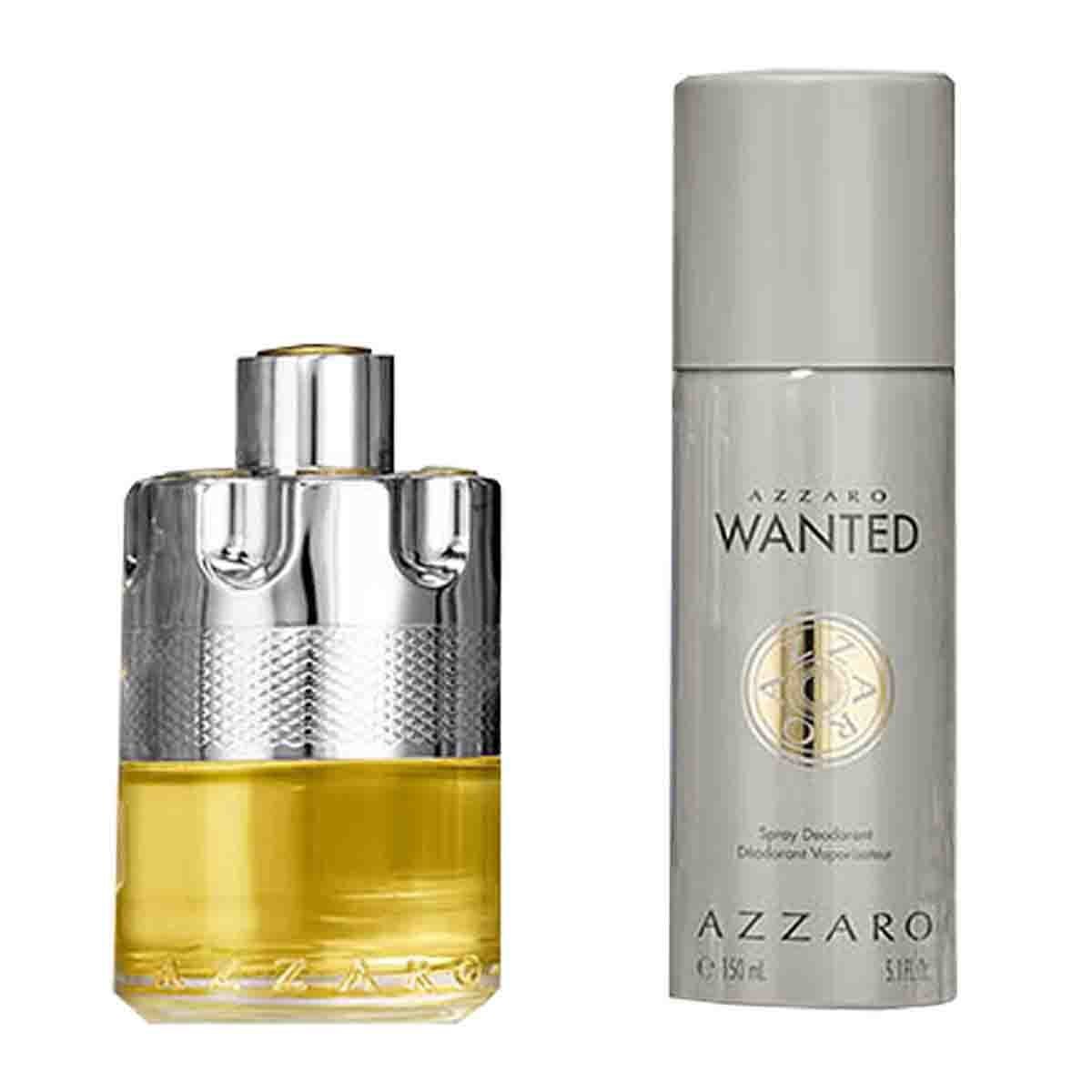 Estuche para Caballero Azzaro Wanted Edt 100 Ml + Deo Spray 150 Ml