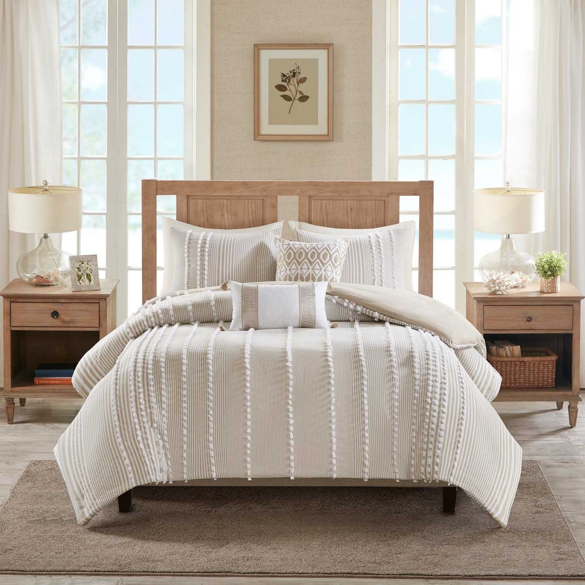 Edredón Anslee Beige Harbor House - King Size