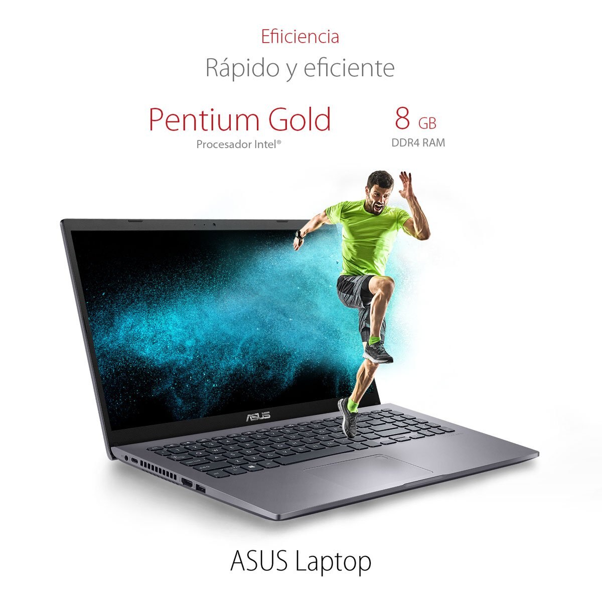 Laptop 15.6" Asus X509Ua-Br153T Plata+ Mochila y Mouse