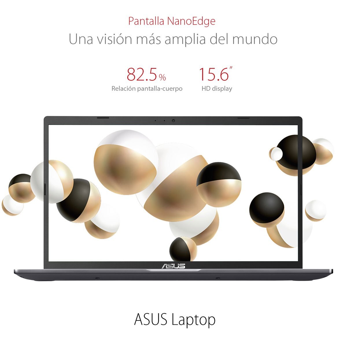 Laptop 15.6" Asus X509Ua-Br153T Plata+ Mochila y Mouse