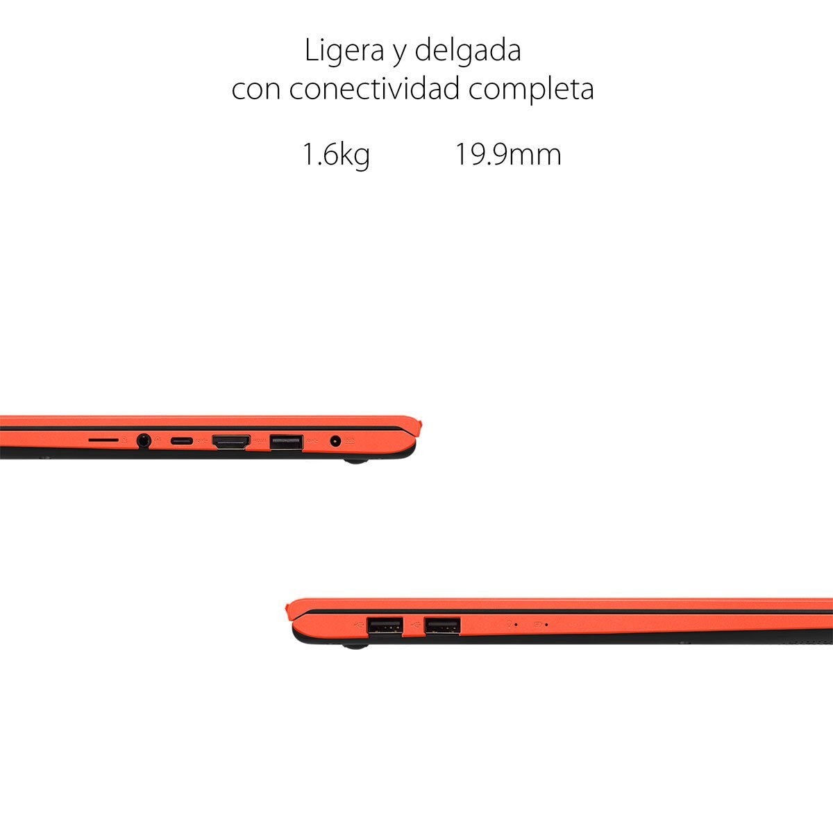 Laptop 15.6" Asus Vivobook X512Da-Br657T Naranja