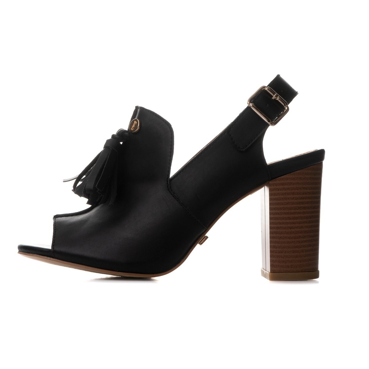 Shootie Negro con Borla al Frente Elle