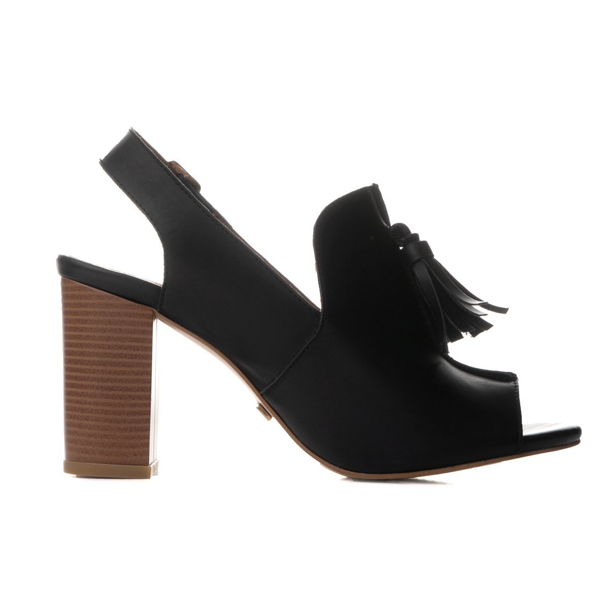 Shootie Negro con Borla al Frente Elle