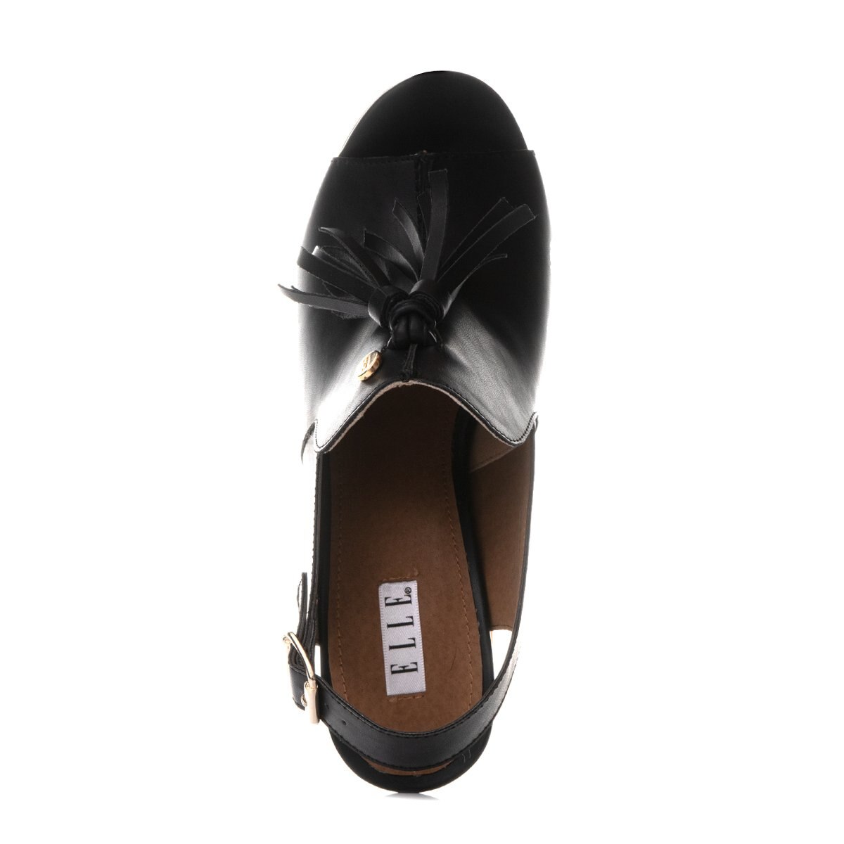Shootie Negro con Borla al Frente Elle