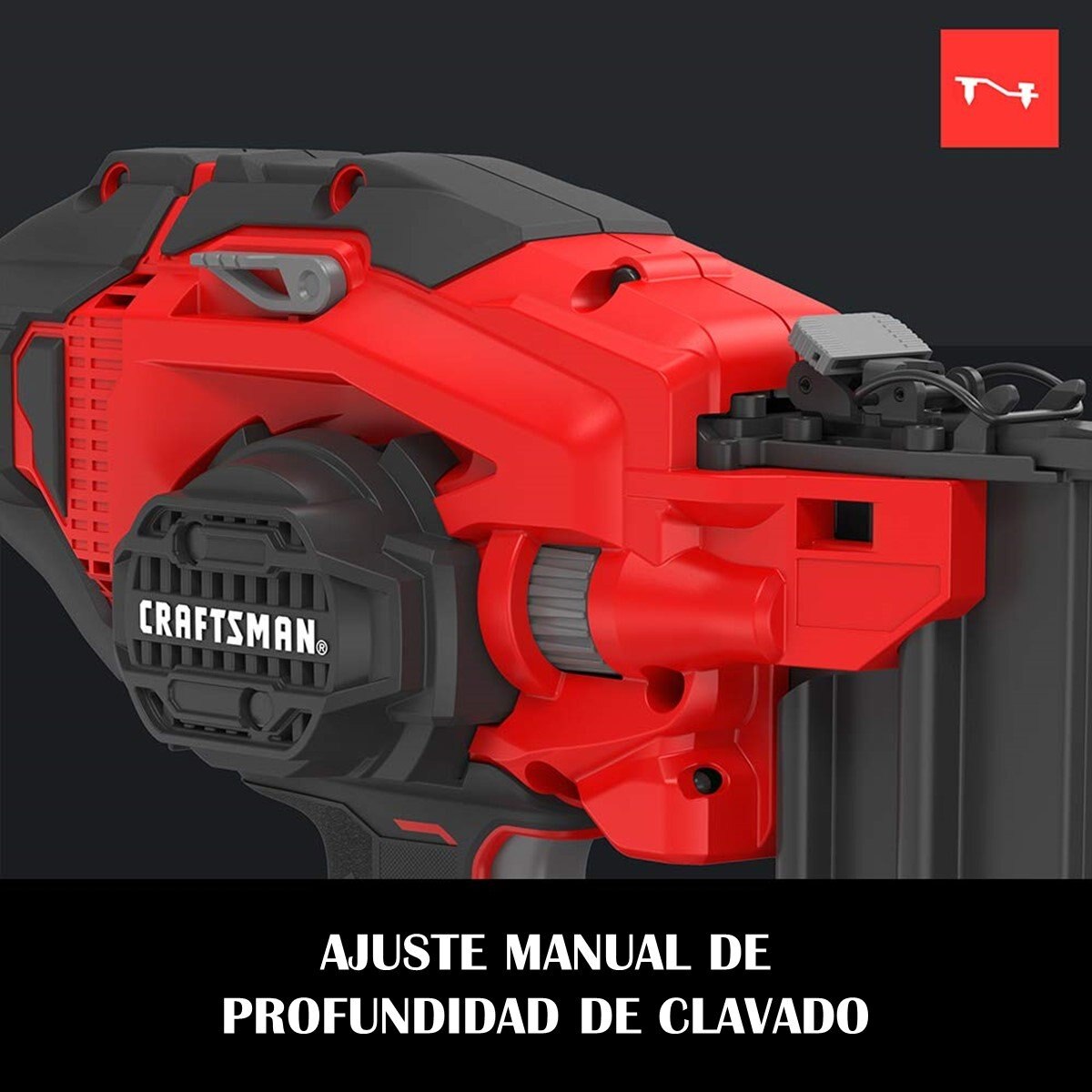 Clavadora Inalámbrica Clavillo Calibre 18 Craftsman