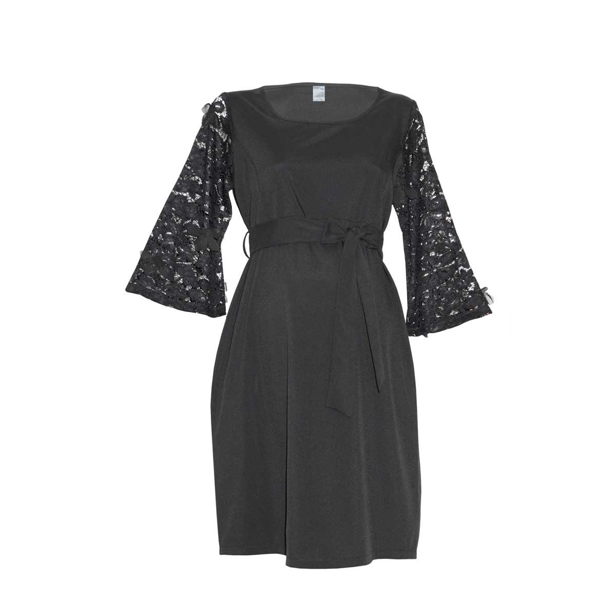 Vestido Manga Kimono Amarre en Cintura Nine To Go