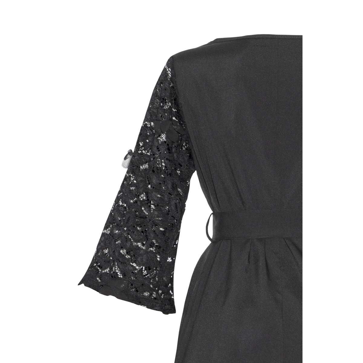 Vestido Manga Kimono Amarre en Cintura Nine To Go