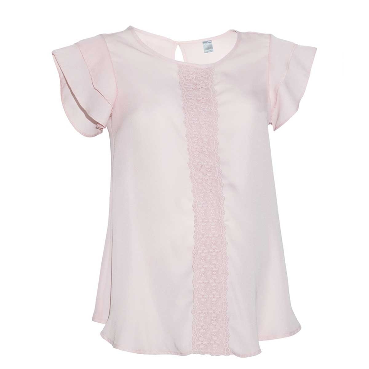 Blusa para Dama Manga Olan Doble Nine To Go