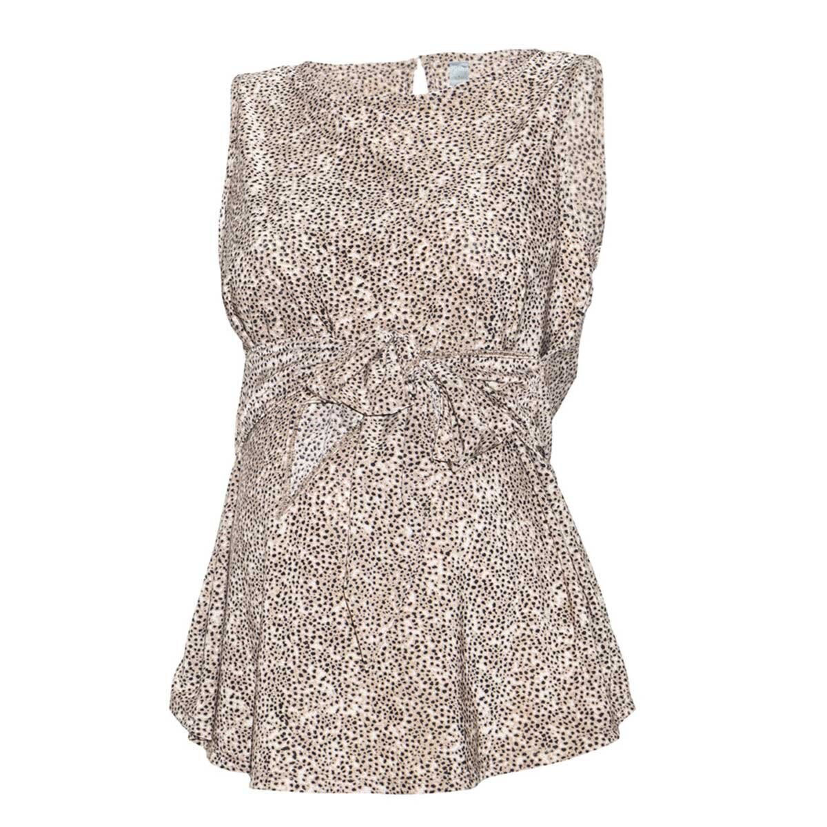 Blusa para Dama Sin Manga Amarre en Cintura Nine To Go