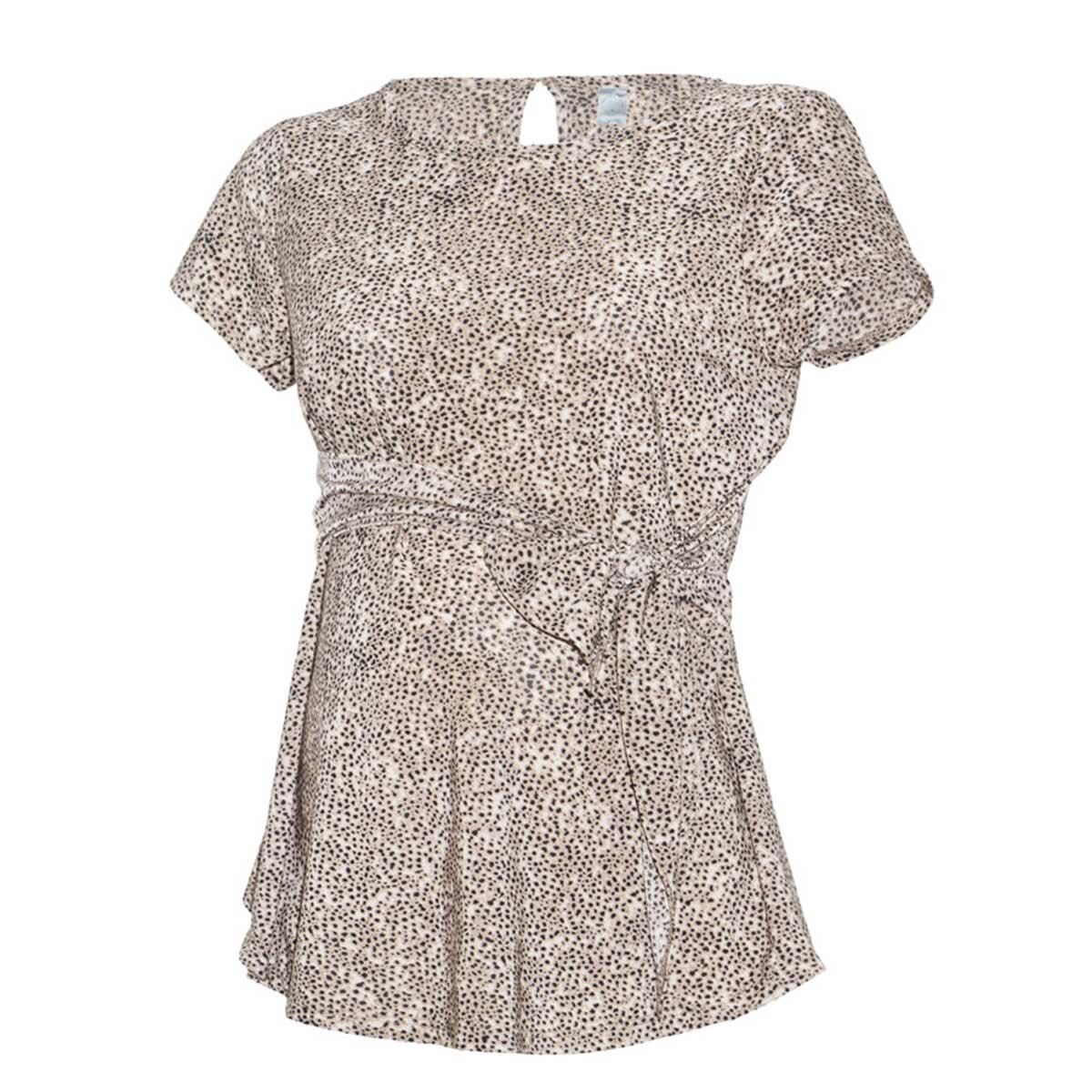 Blusa para Dama Manga 3/4 Amarre en Cintura Nine To Go