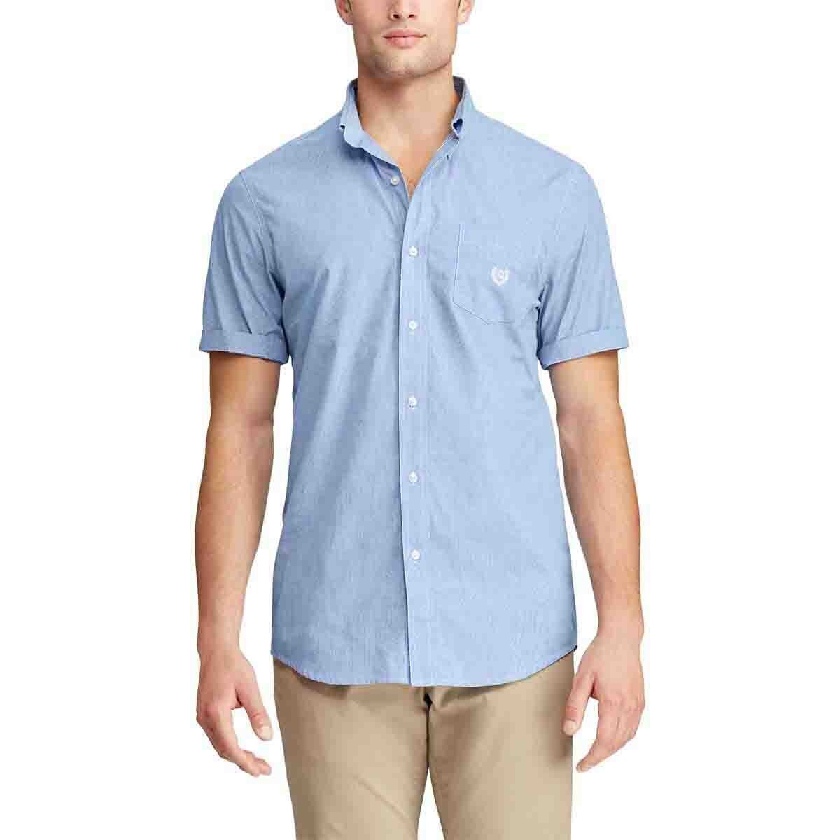 Camisa Slim Manga Corta de Cuadros Chaps