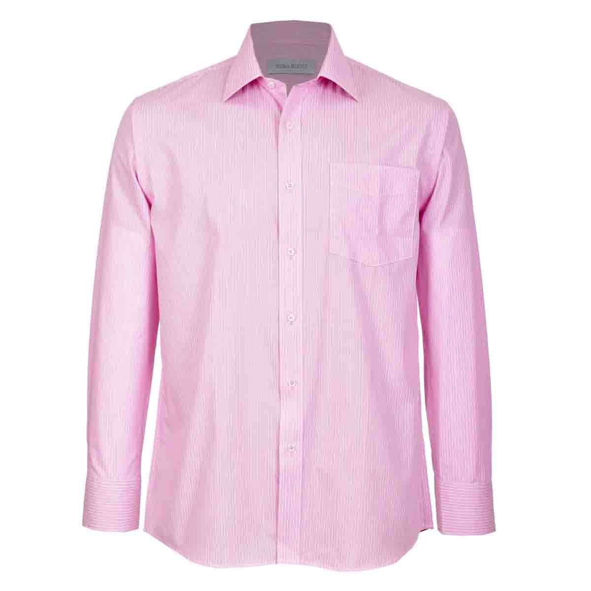 Camisa de Vestir Regular Rosa Combinado Nina Ricci