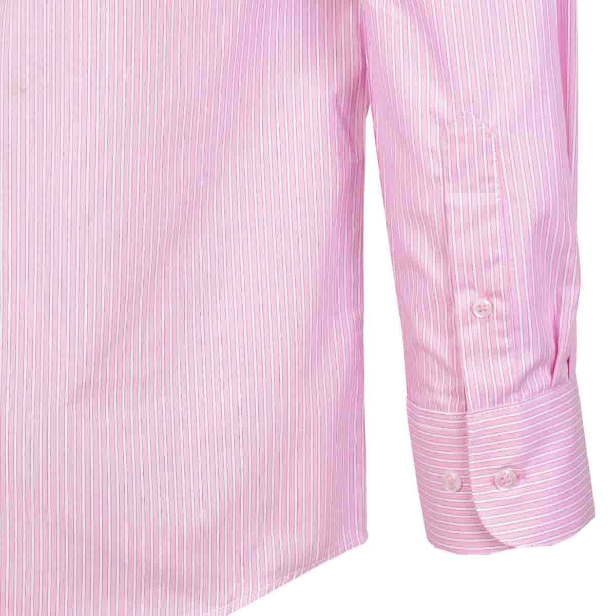 Camisa de Vestir Regular Rosa Combinado Nina Ricci