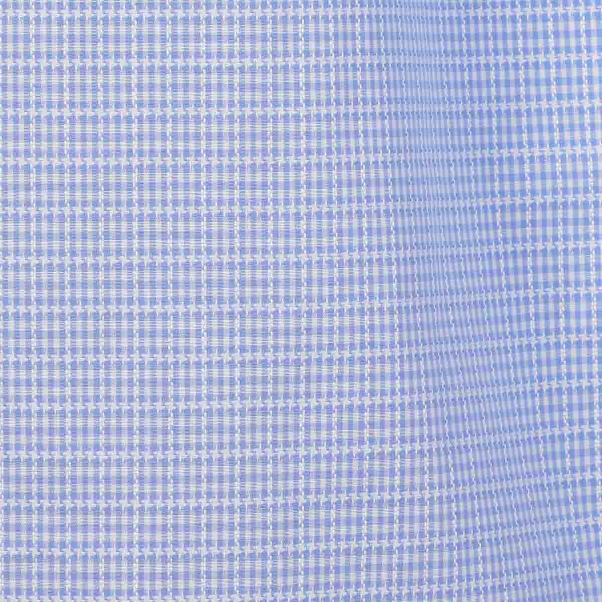 Camisa de Vestir Regular Azul Combinado Nina Ricci