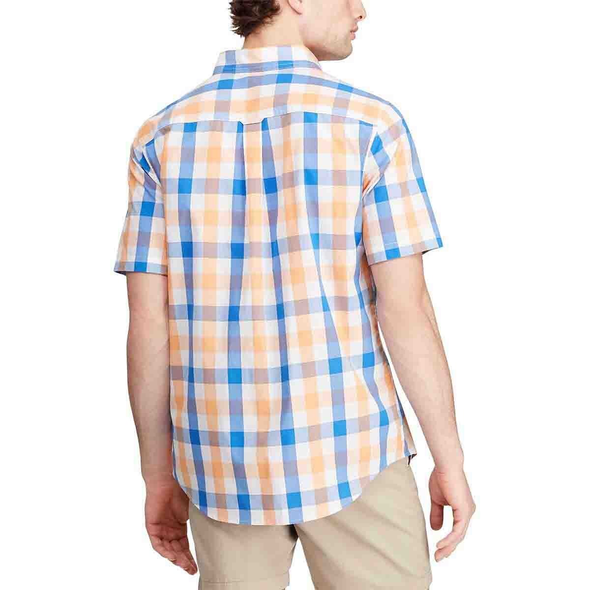 Camisa Slim Manga Corta a Cuadros Chaps para Caballero