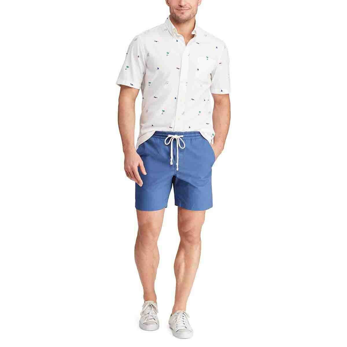 Camisa Slim Manga Corta Chaps