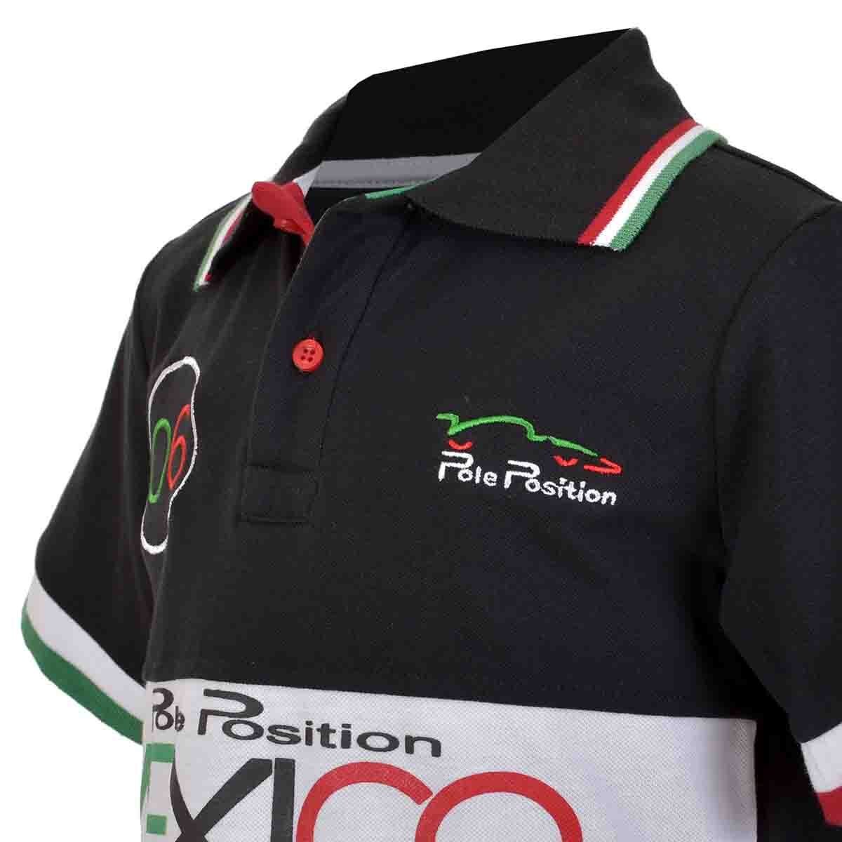 Playera Polo México para Niño Pole Position